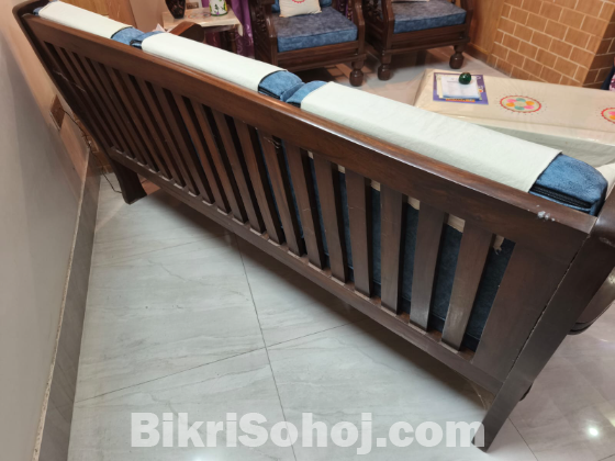 Wooden sofa set